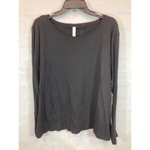 Everyday Elegance: Women's Black Medium Long Sleeve Casual Shirt